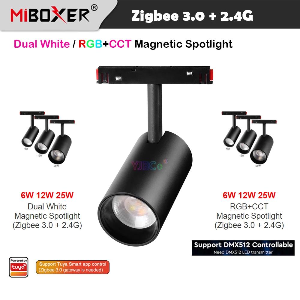 Miboxer ׺ 3.0 LED ׳ƽ ƮƮ, Ʈ RGBCCT,  ȭƮ CCT, õ , 48V Ʈ, 2.4G , 6W, 12W, 25W